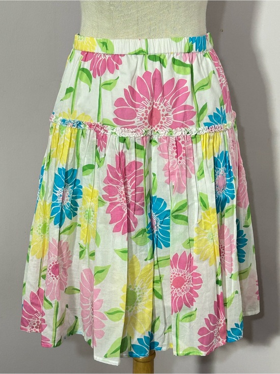 Lilly Pulitzer Dresses & Skirts - Vintage Lilly Pulitzer Floral Tiered Skirt XS